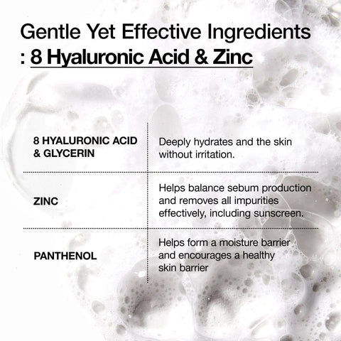8 Hyaluronic Acid Hydrating Gentle Foaming Cleanser