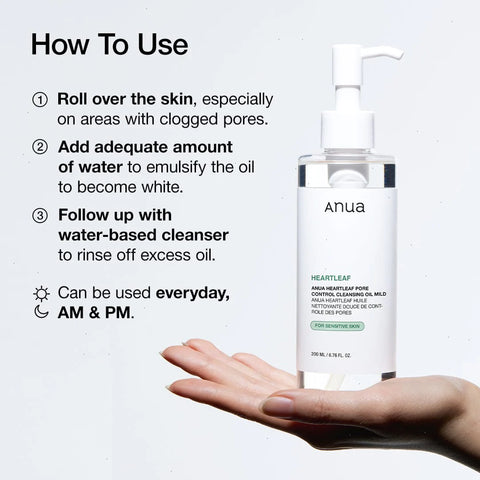 Heartleaf Pore Cleansing Oil Mild